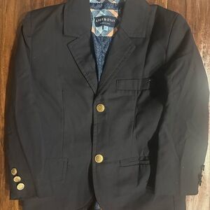 Andy & Evan Navy Blazer with Gold Accents size 3t